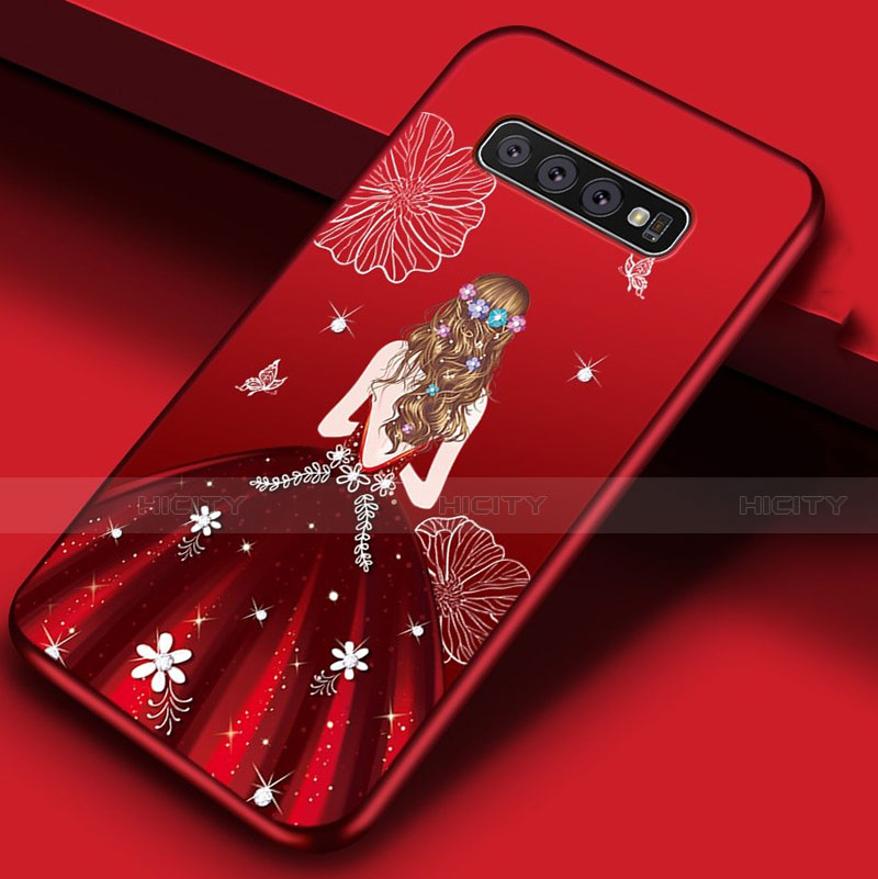 Funda Silicona Gel Goma Vestido de Novia Carcasa K01 para Samsung Galaxy S10 5G