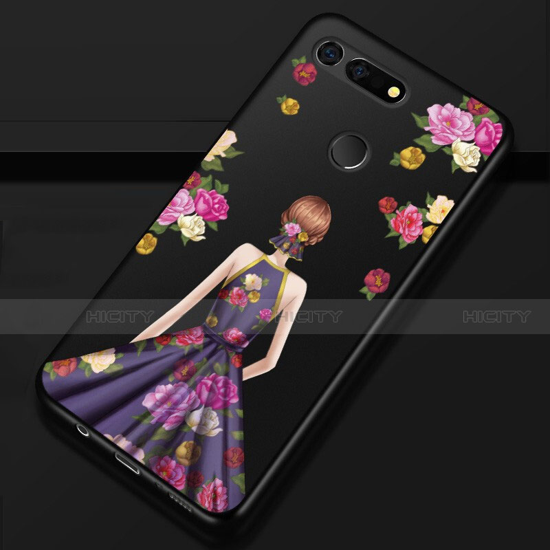 Funda Silicona Gel Goma Vestido de Novia Carcasa K02 para Huawei Honor View 20