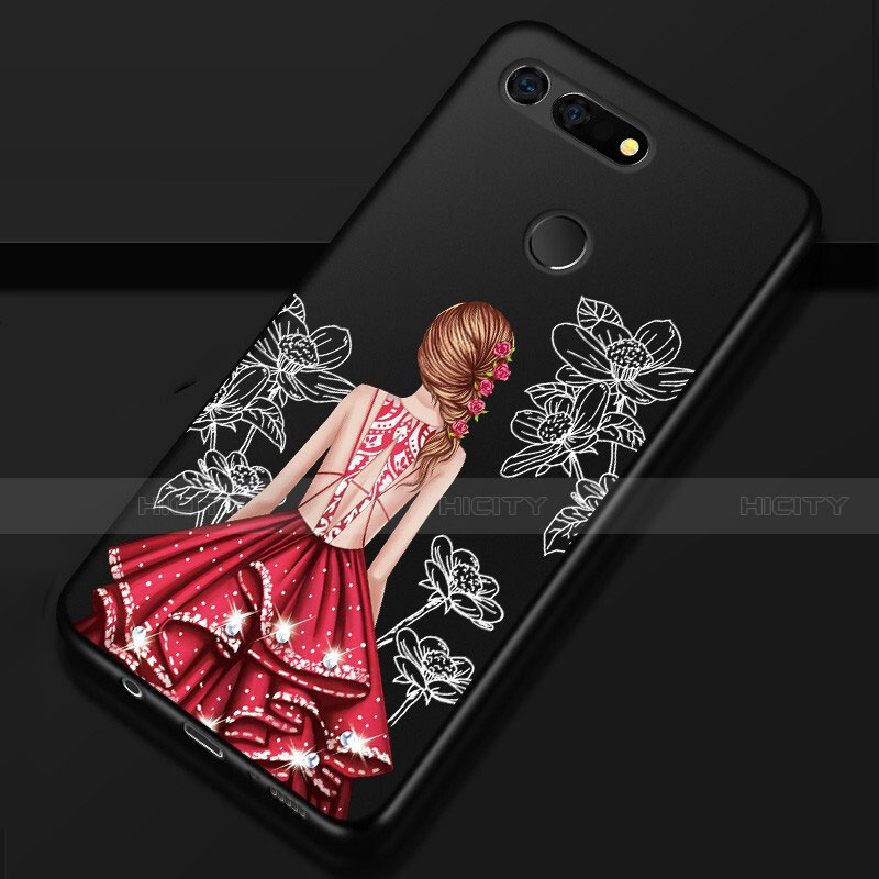 Funda Silicona Gel Goma Vestido de Novia Carcasa K02 para Huawei Honor View 20