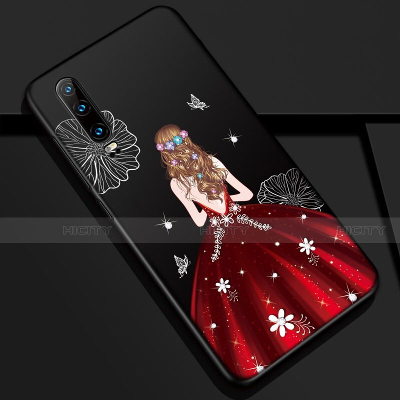 Funda Silicona Gel Goma Vestido de Novia Carcasa K02 para Huawei P30