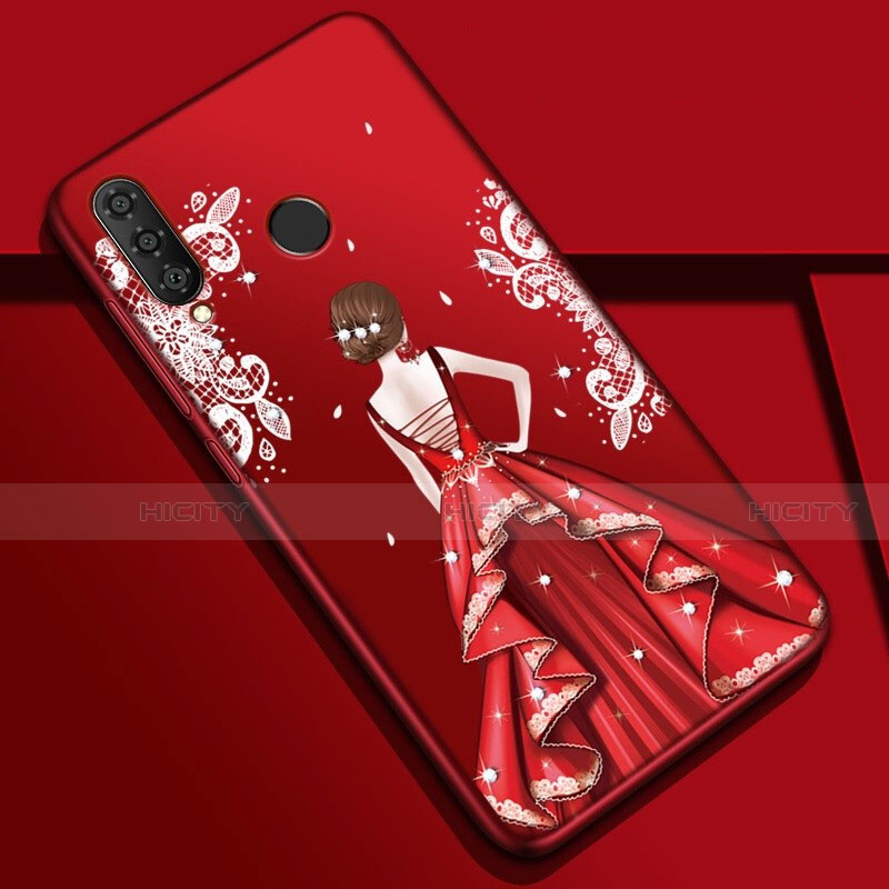 Funda Silicona Gel Goma Vestido de Novia Carcasa K03 para Huawei P30 Lite