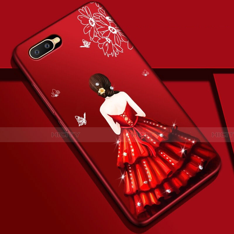 Funda Silicona Gel Goma Vestido de Novia Carcasa M04 para Oppo R17 Neo