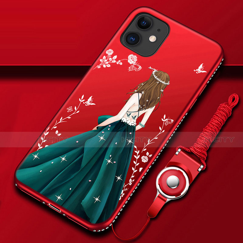 Funda Silicona Gel Goma Vestido de Novia Carcasa para Apple iPhone 12