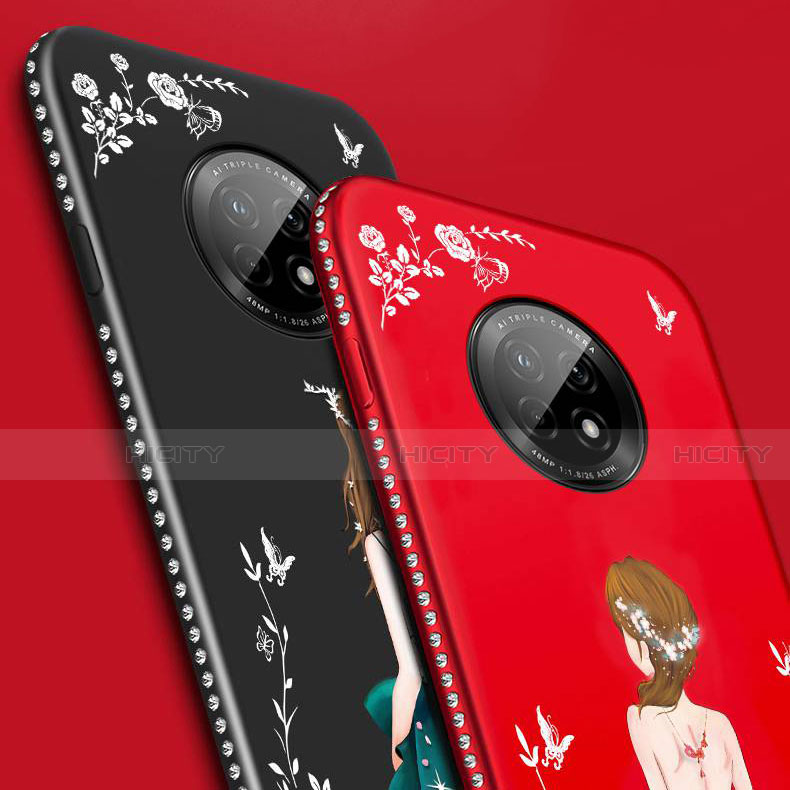 Funda Silicona Gel Goma Vestido de Novia Carcasa para Huawei Enjoy 20 Plus 5G