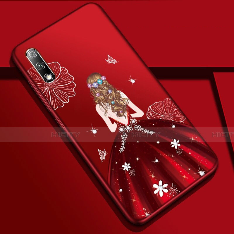 Funda Silicona Gel Goma Vestido de Novia Carcasa para Huawei Honor 9X