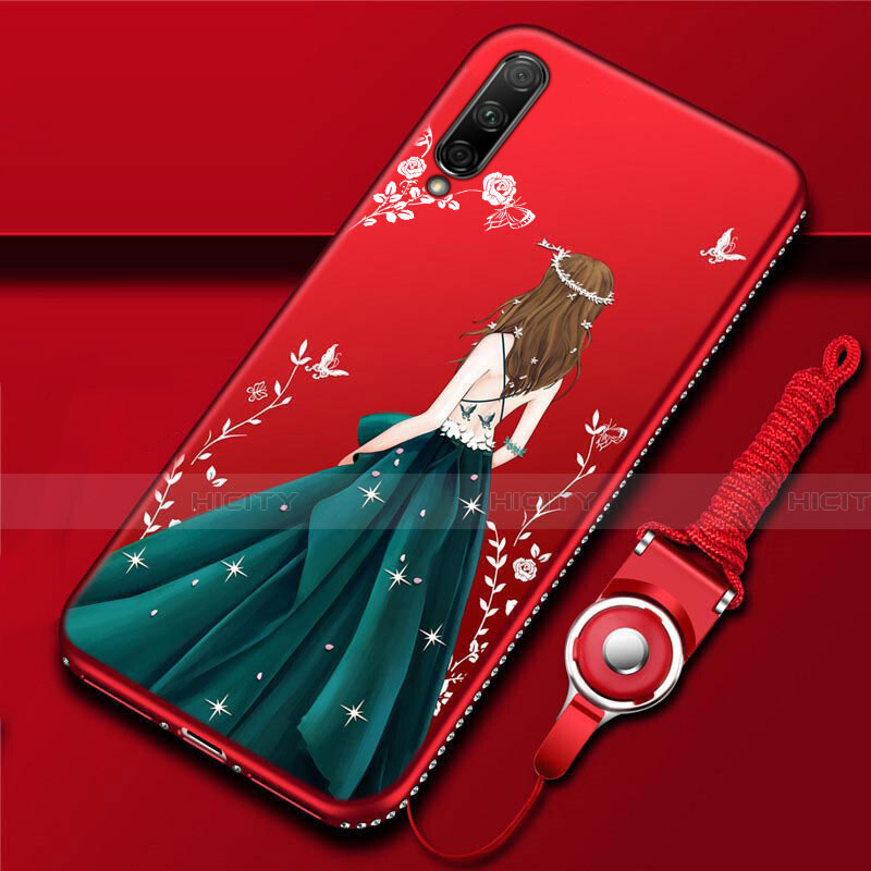 Funda Silicona Gel Goma Vestido de Novia Carcasa para Huawei Honor 9X Pro