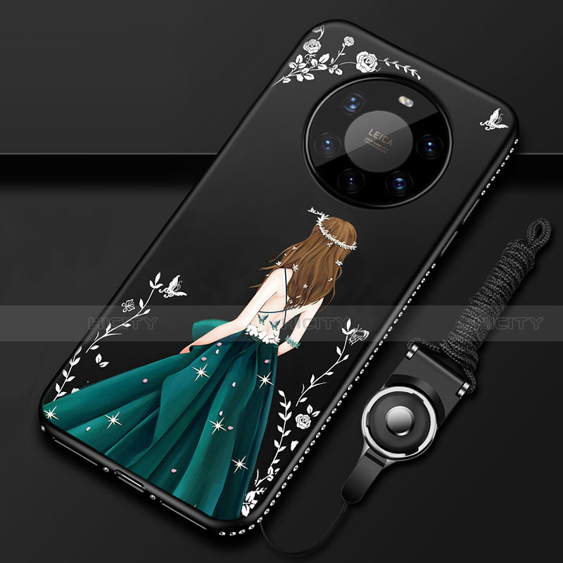 Funda Silicona Gel Goma Vestido de Novia Carcasa para Huawei Mate 40 Pro+ Plus