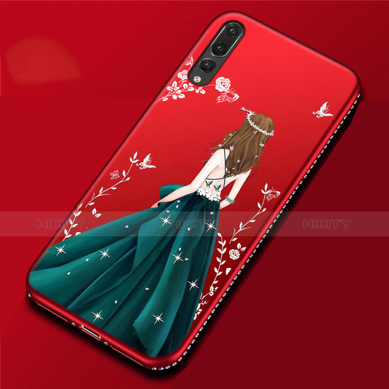 Funda Silicona Gel Goma Vestido de Novia Carcasa para Huawei P20 Pro