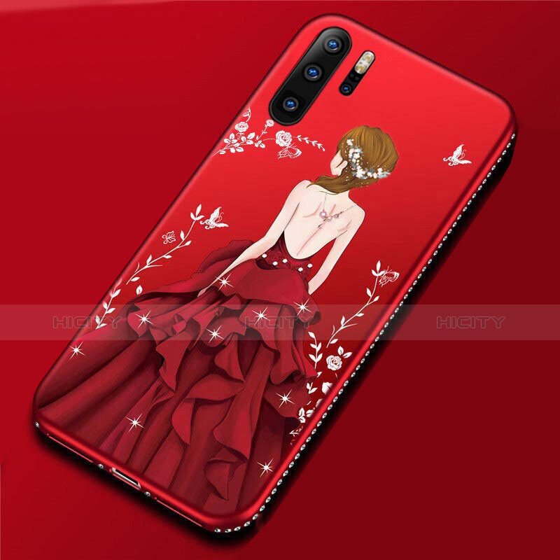 Funda Silicona Gel Goma Vestido de Novia Carcasa para Huawei P30 Pro