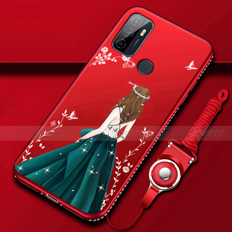 Funda Silicona Gel Goma Vestido de Novia Carcasa para Oppo A33