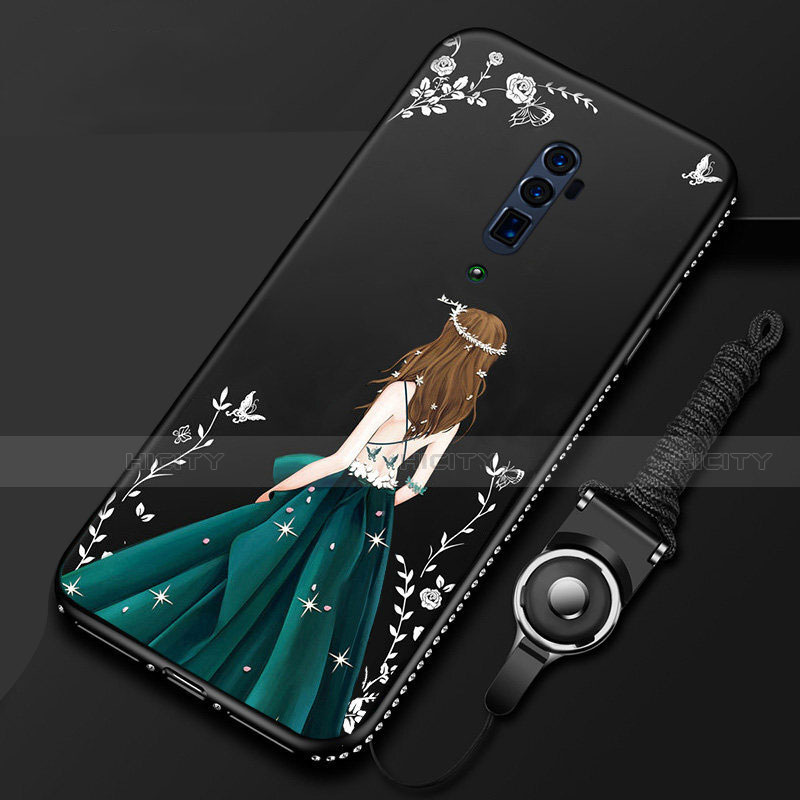 Funda Silicona Gel Goma Vestido de Novia Carcasa para Oppo Reno 10X Zoom