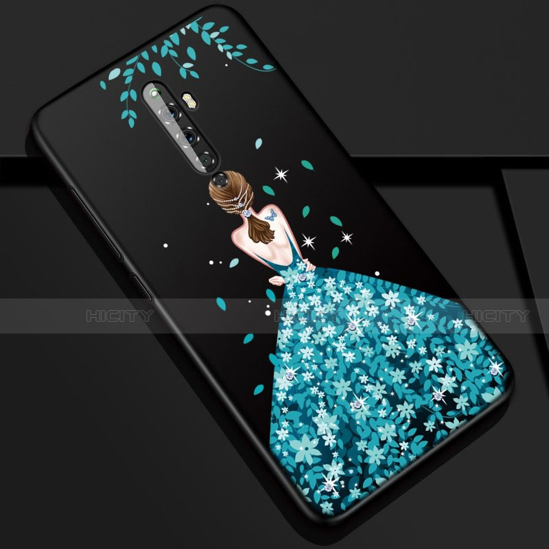 Funda Silicona Gel Goma Vestido de Novia Carcasa para Oppo Reno2 Z