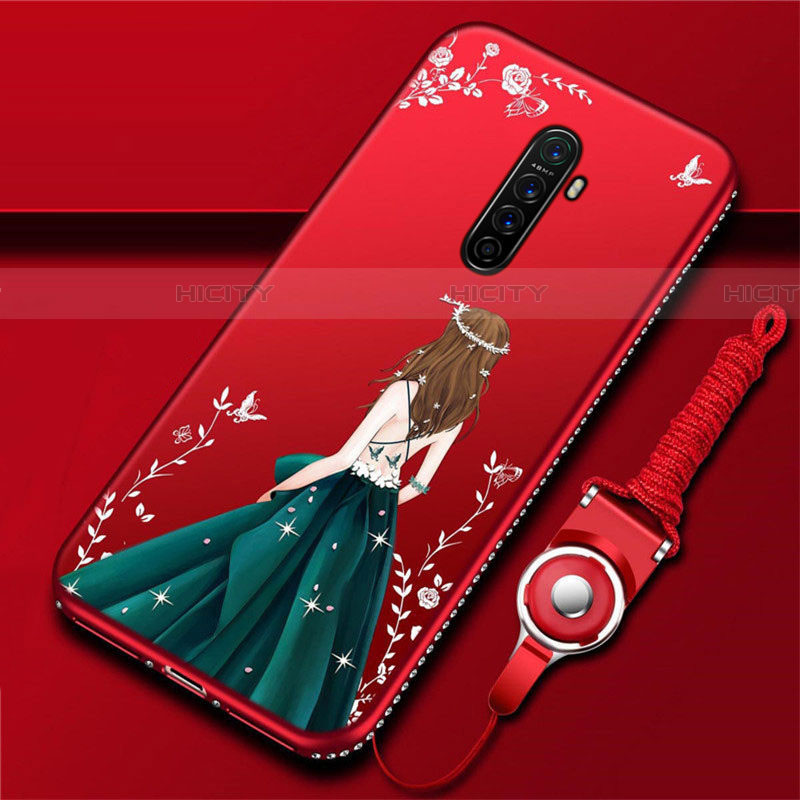 Funda Silicona Gel Goma Vestido de Novia Carcasa para Realme X2 Pro