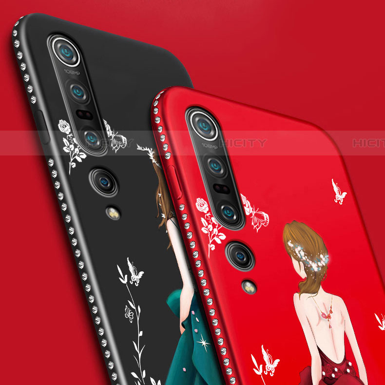 Funda Silicona Gel Goma Vestido de Novia Carcasa para Xiaomi Mi 10 Pro
