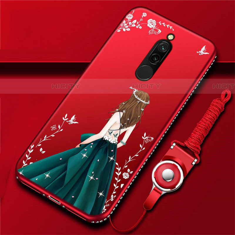 Funda Silicona Gel Goma Vestido de Novia Carcasa para Xiaomi Redmi 8