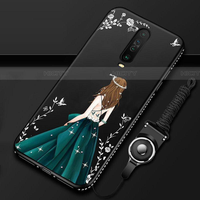 Funda Silicona Gel Goma Vestido de Novia Carcasa para Xiaomi Redmi K30 4G Verde