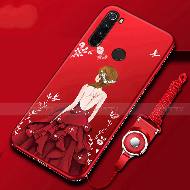 Funda Silicona Gel Goma Vestido de Novia Carcasa para Xiaomi Redmi Note 8