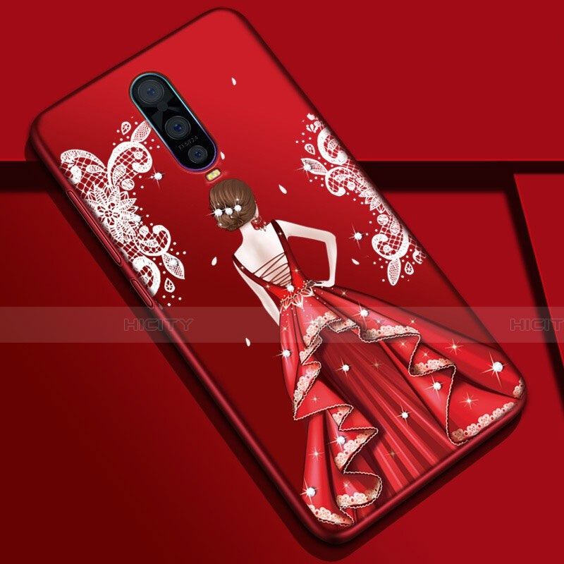 Funda Silicona Gel Goma Vestido de Novia Carcasa S01 para Oppo R17 Pro