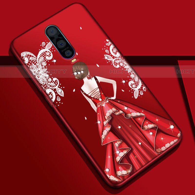 Funda Silicona Gel Goma Vestido de Novia Carcasa S01 para Oppo RX17 Pro