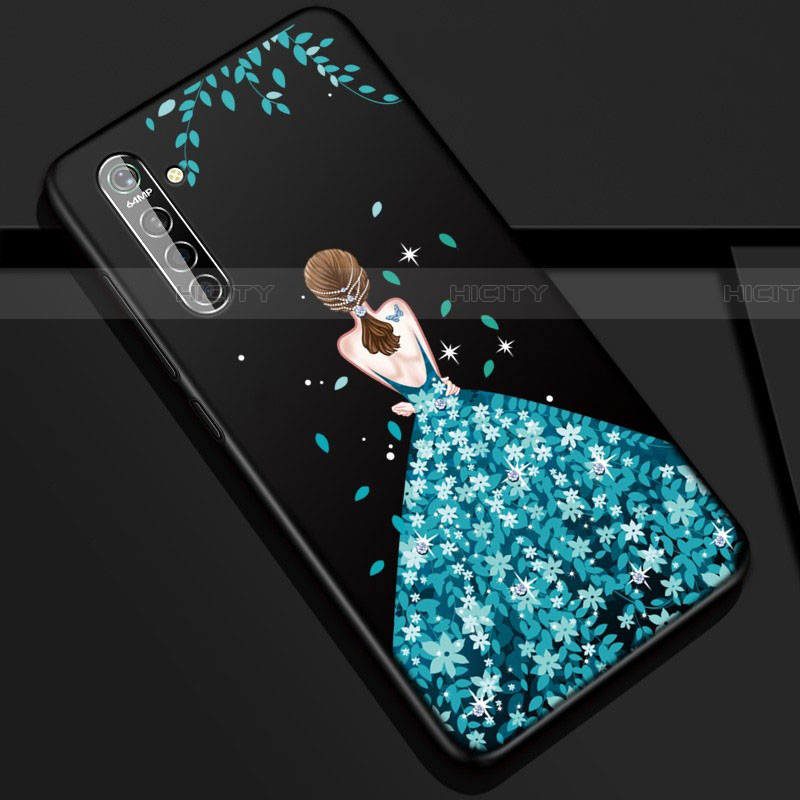 Funda Silicona Gel Goma Vestido de Novia Carcasa S01 para Realme XT