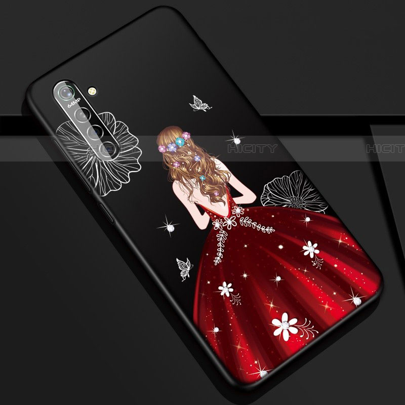 Funda Silicona Gel Goma Vestido de Novia Carcasa S01 para Realme XT