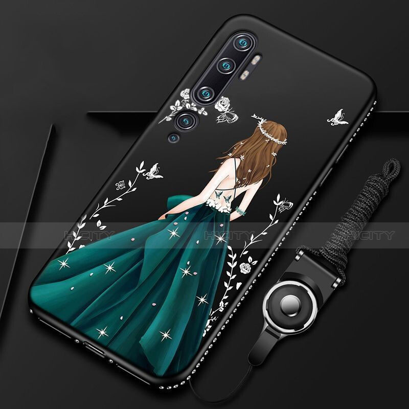 Funda Silicona Gel Goma Vestido de Novia Carcasa S01 para Xiaomi Mi Note 10 Pro