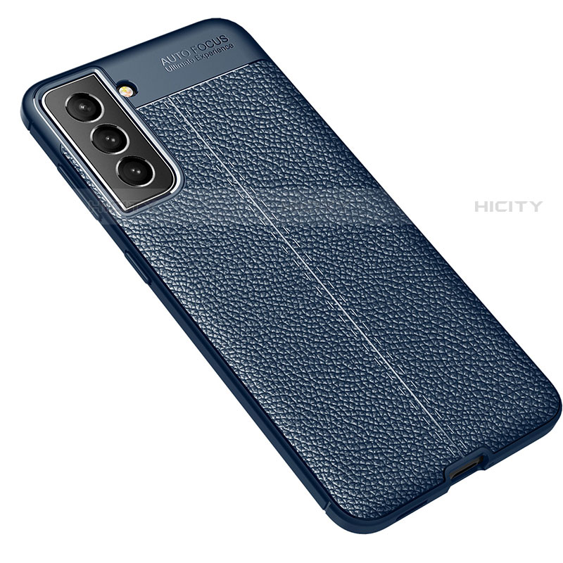 Funda Silicona Goma de Cuero Carcasa A01 para Samsung Galaxy S21 Plus 5G