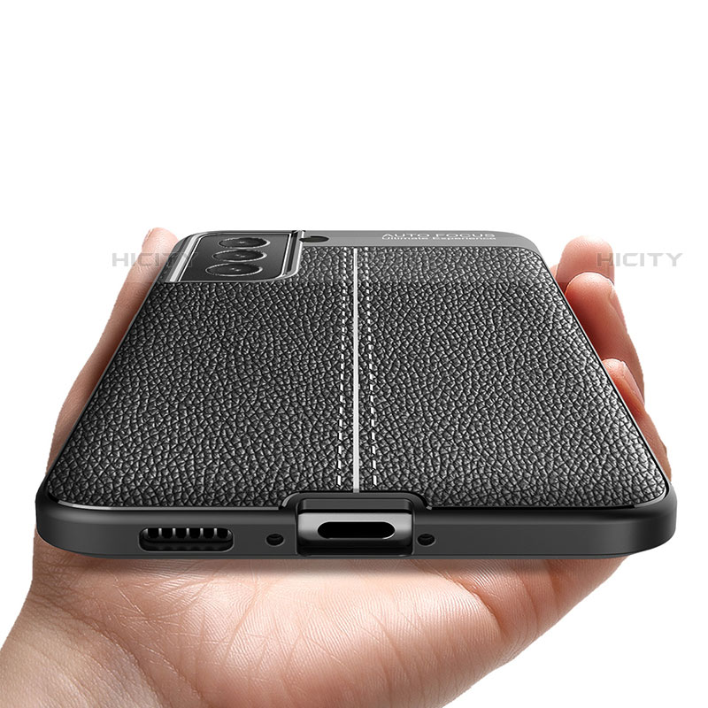 Funda Silicona Goma de Cuero Carcasa A01 para Samsung Galaxy S21 Plus 5G