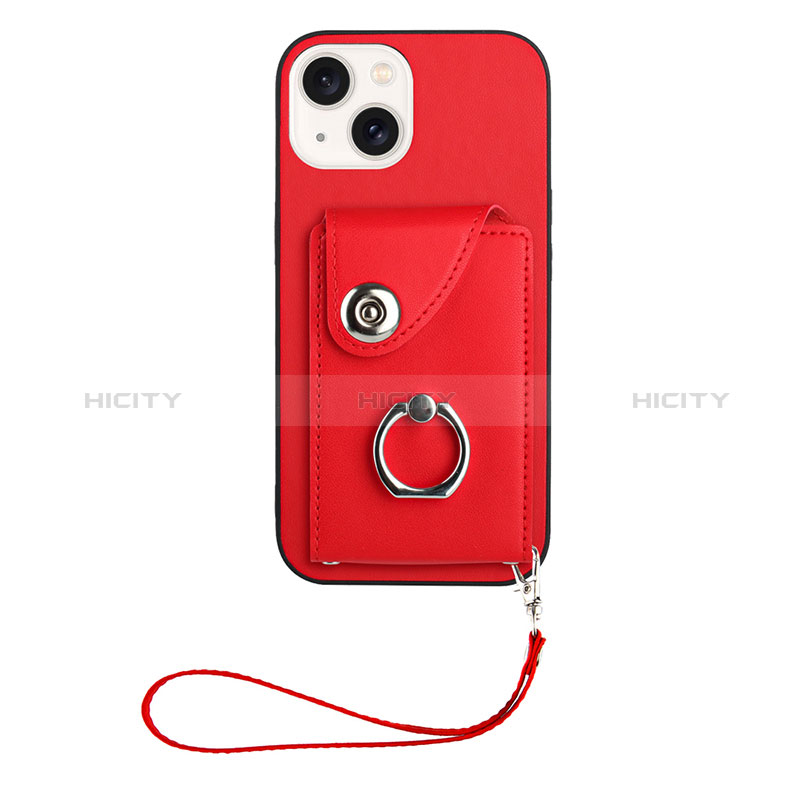 Funda Silicona Goma de Cuero Carcasa BF1 para Apple iPhone 14 Plus Rojo