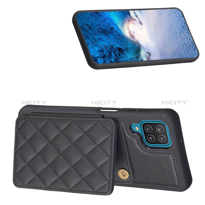 Funda Silicona Goma de Cuero Carcasa BF1 para Samsung Galaxy A12 Nacho