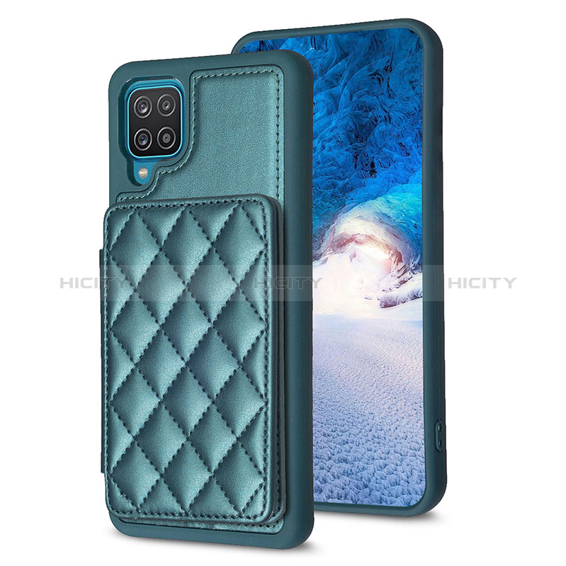 Funda Silicona Goma de Cuero Carcasa BF1 para Samsung Galaxy A12 Nacho