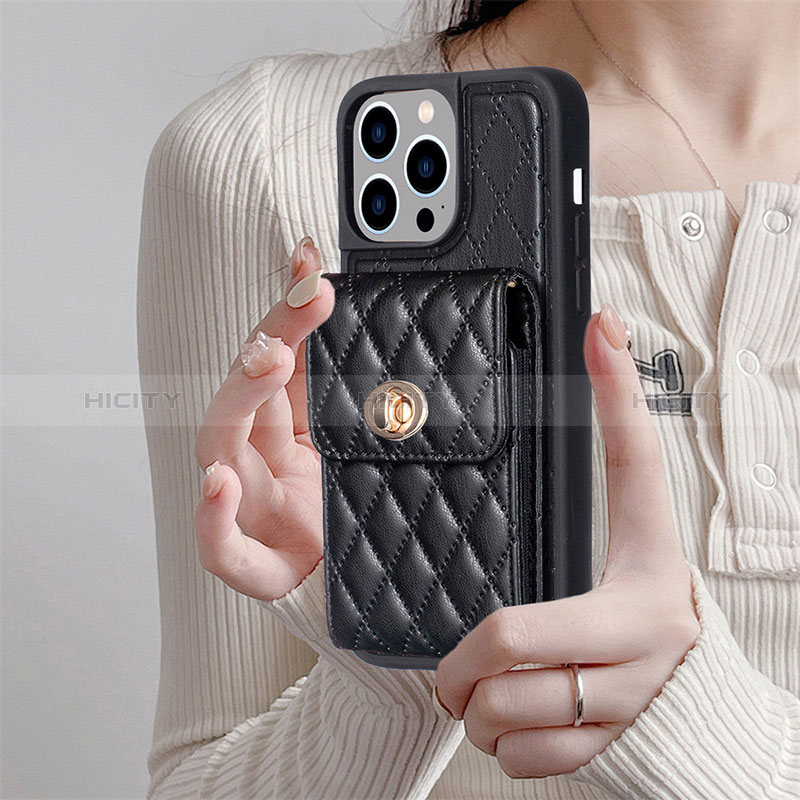 Funda Silicona Goma de Cuero Carcasa BF2 para Apple iPhone 13 Pro Max