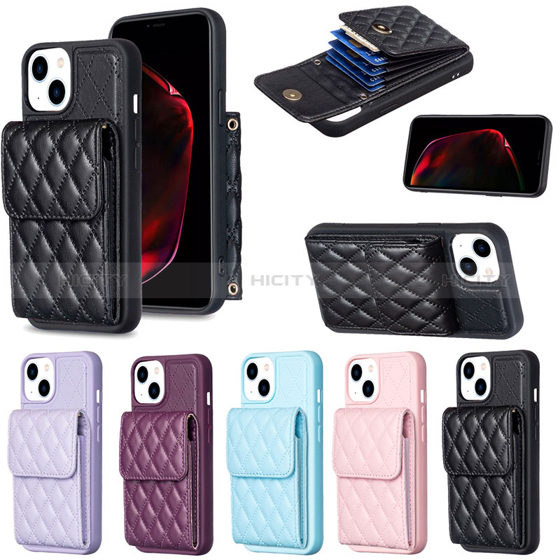 Funda Silicona Goma de Cuero Carcasa BF3 para Apple iPhone 13