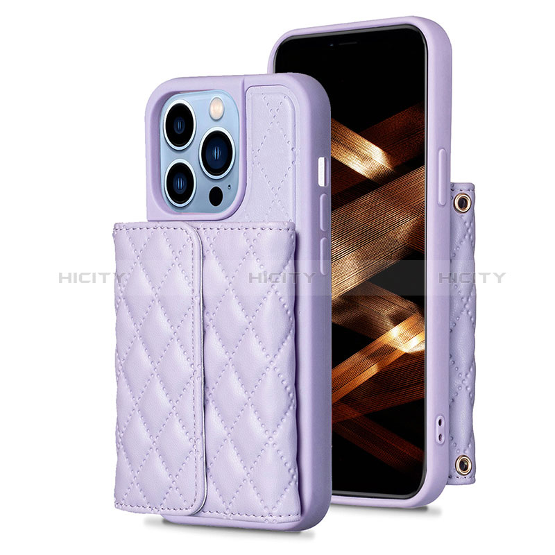 Funda Silicona Goma de Cuero Carcasa BF3 para Apple iPhone 13 Pro Max