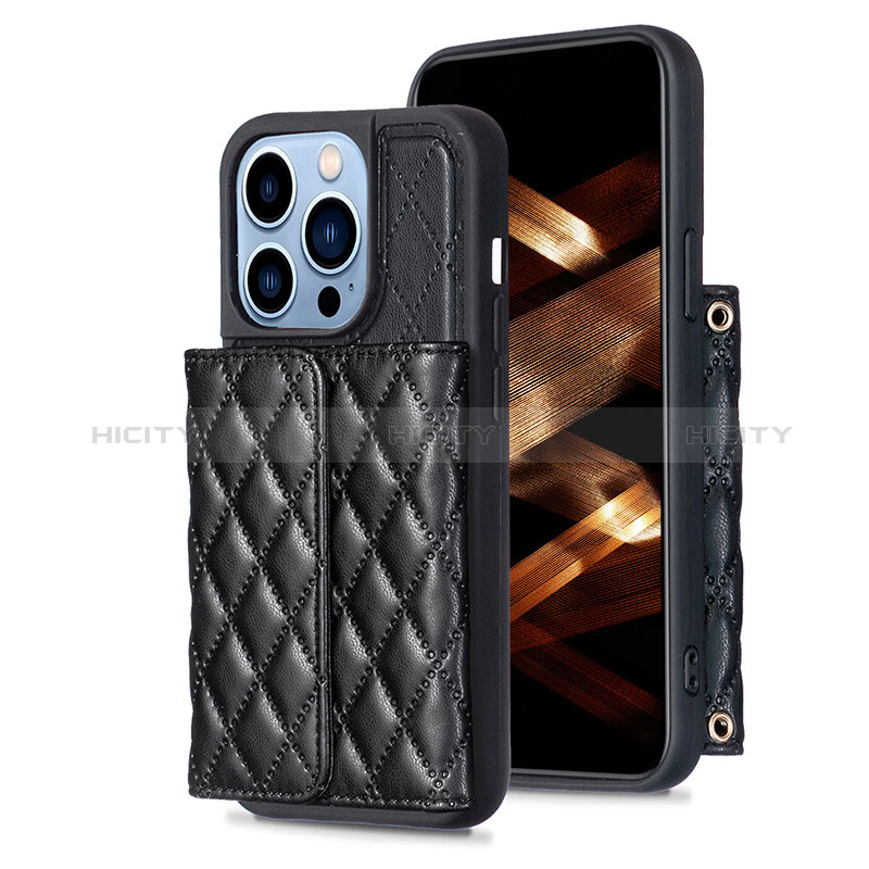 Funda Silicona Goma de Cuero Carcasa BF3 para Apple iPhone 13 Pro Max