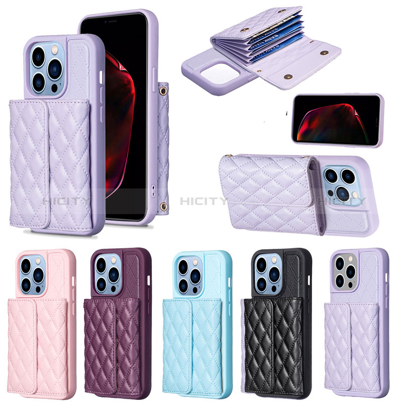 Funda Silicona Goma de Cuero Carcasa BF3 para Apple iPhone 14 Pro Max