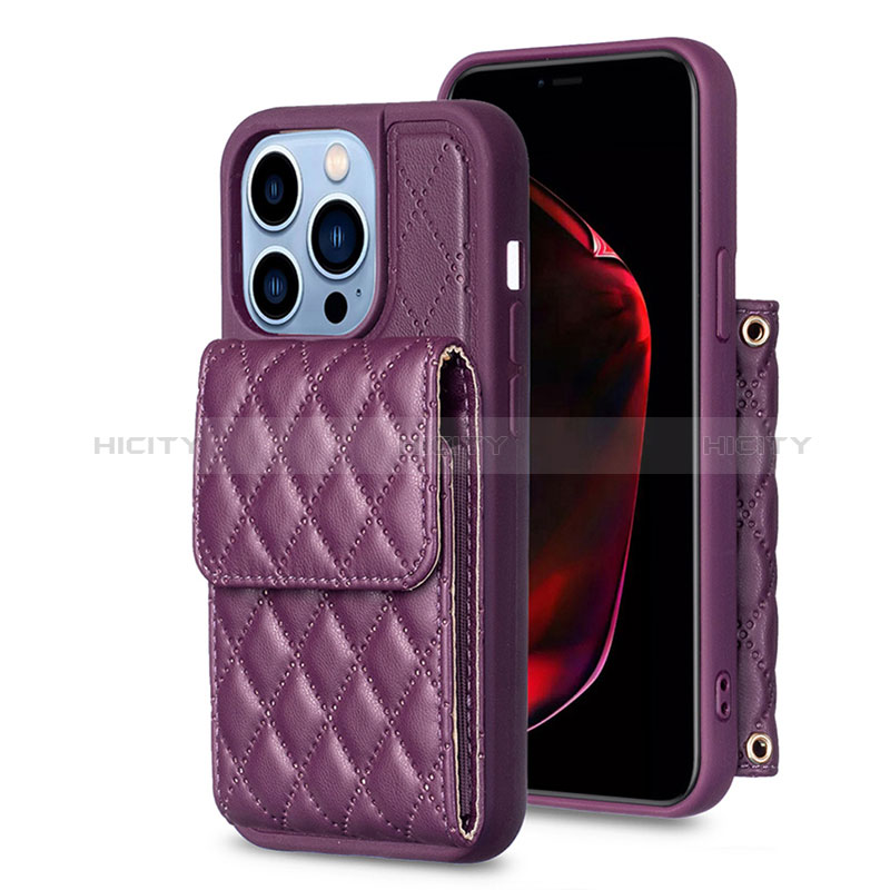 Funda Silicona Goma de Cuero Carcasa BF4 para Apple iPhone 13 Pro