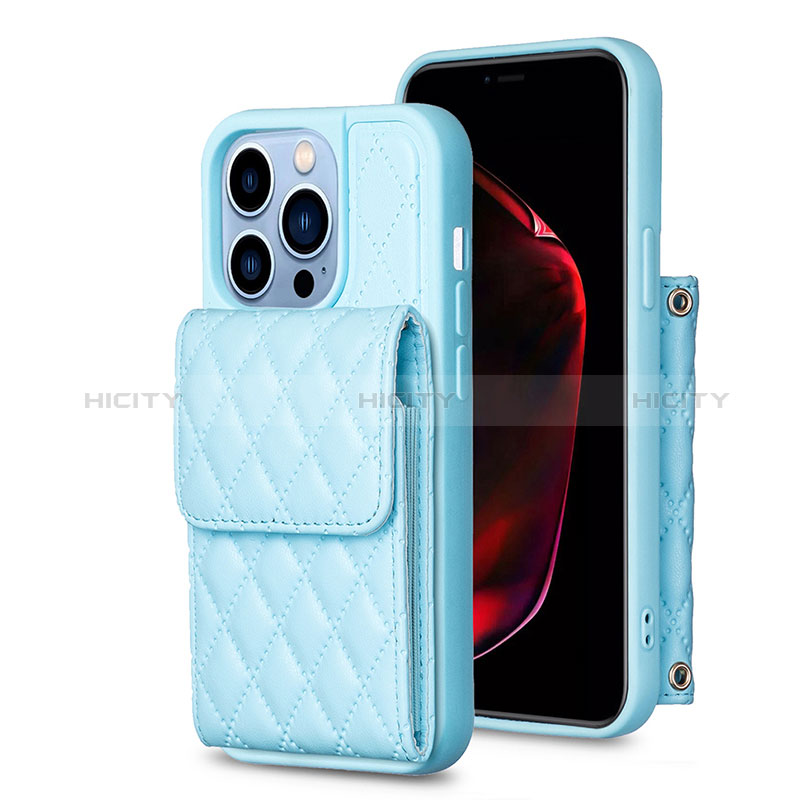 Funda Silicona Goma de Cuero Carcasa BF4 para Apple iPhone 13 Pro Max