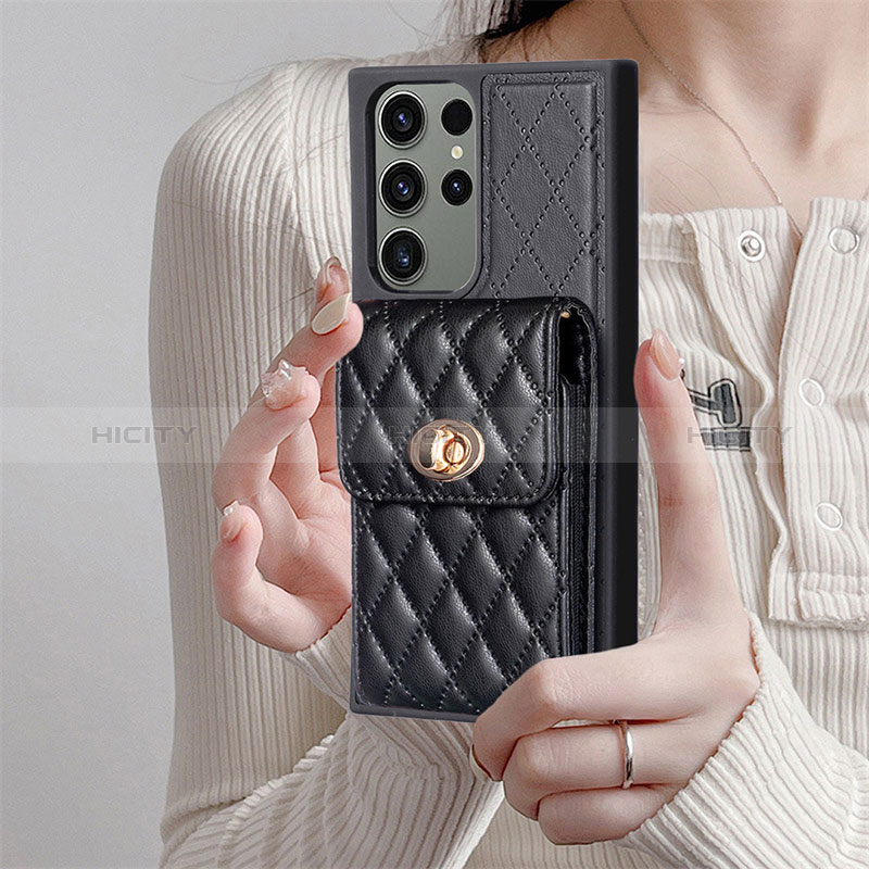 Funda Silicona Goma de Cuero Carcasa BF4 para Samsung Galaxy S22 Ultra 5G