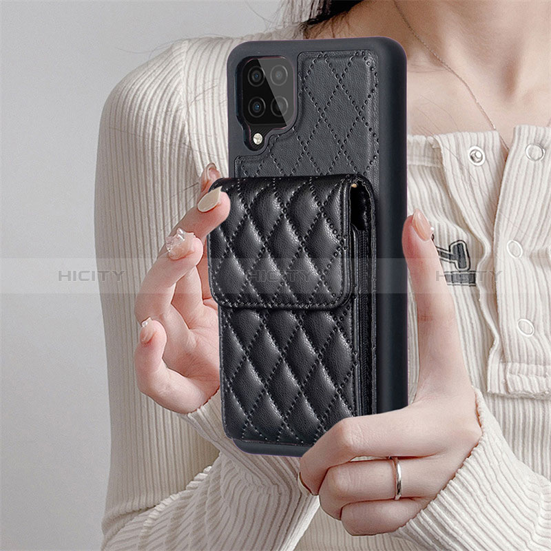 Funda Silicona Goma de Cuero Carcasa BF6 para Samsung Galaxy A12