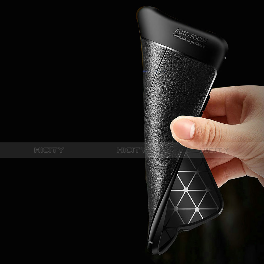 Funda Silicona Goma de Cuero Carcasa con Magnetico Anillo de dedo Soporte A01 para Huawei Honor Magic 2