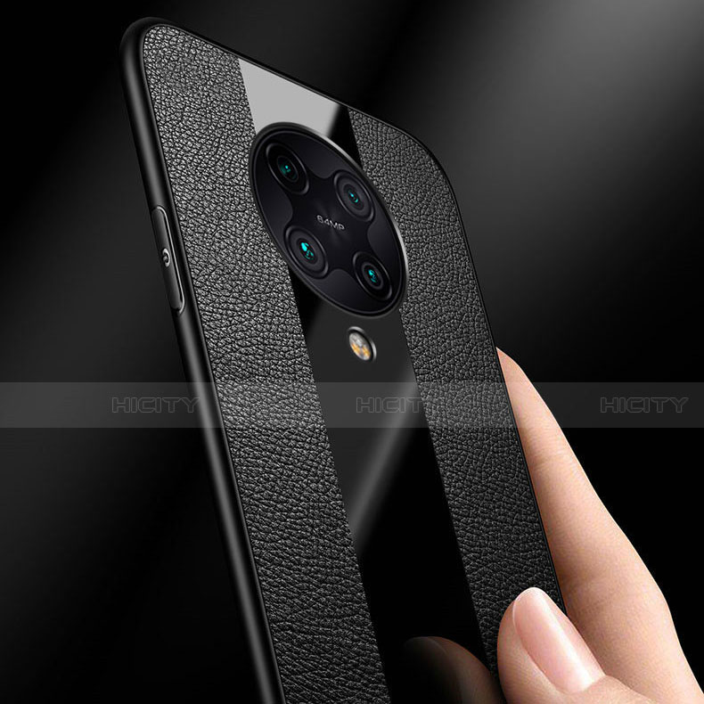 Funda Silicona Goma de Cuero Carcasa con Magnetico Anillo de dedo Soporte para Xiaomi Redmi K30 Pro Zoom