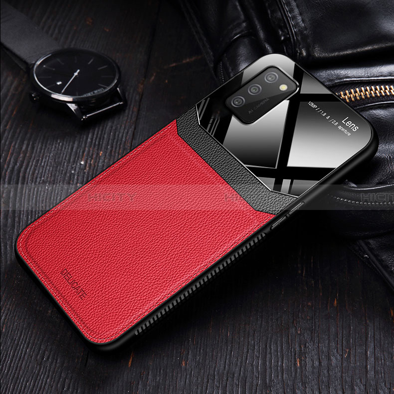 Funda Silicona Goma de Cuero Carcasa con Magnetico FL1 para Samsung Galaxy F02S SM-E025F