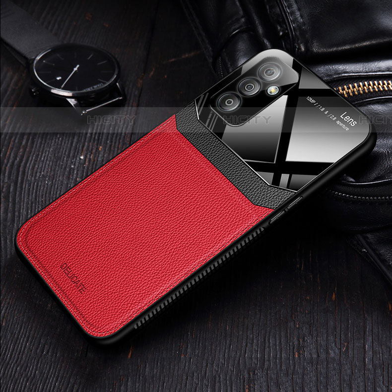 Funda Silicona Goma de Cuero Carcasa con Magnetico FL1 para Samsung Galaxy F23 5G