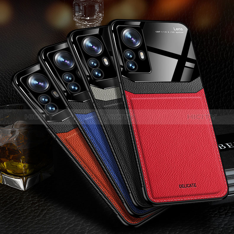 Funda Silicona Goma de Cuero Carcasa con Magnetico FL2 para Xiaomi Mi 12T Pro 5G