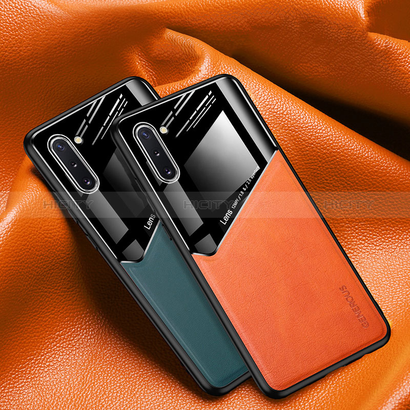 Funda Silicona Goma de Cuero Carcasa con Magnetico para Samsung Galaxy Note 10 5G