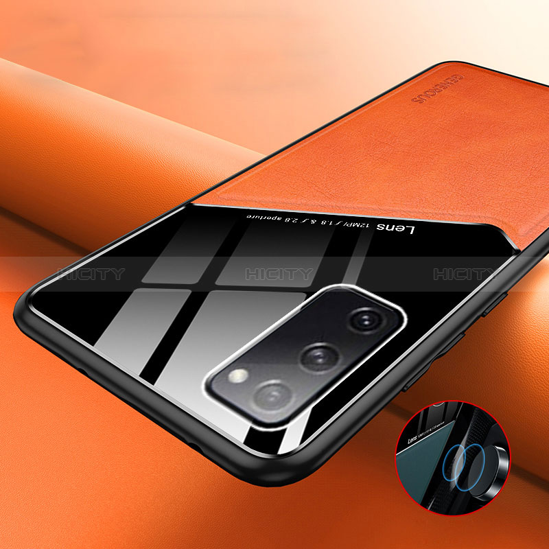 Funda Silicona Goma de Cuero Carcasa con Magnetico para Samsung Galaxy S20 FE 4G