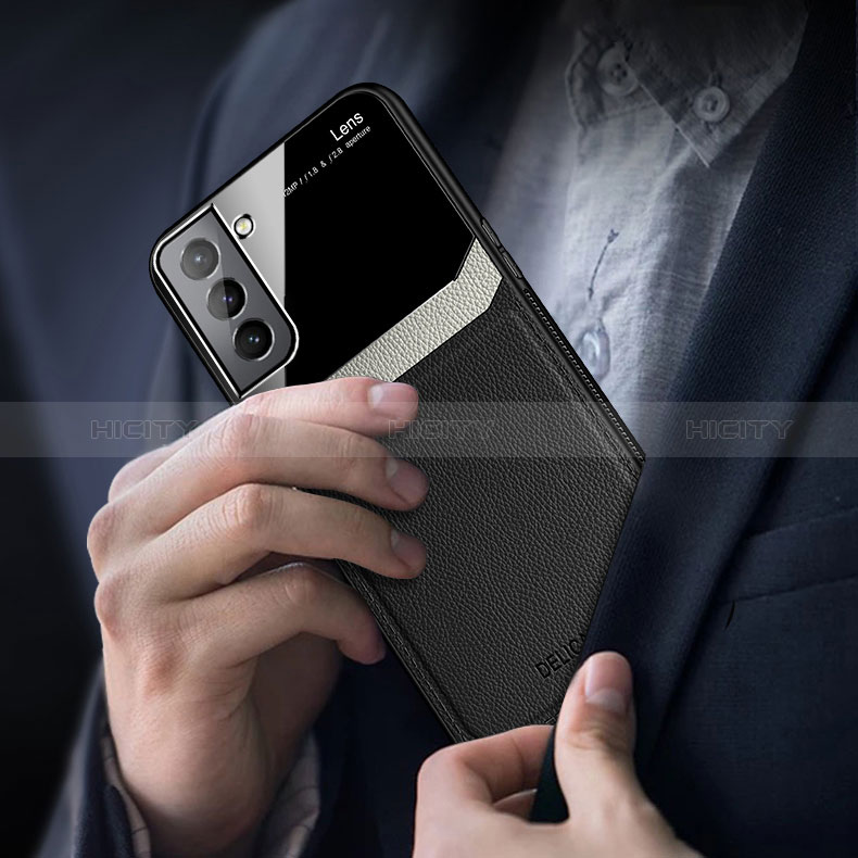 Funda Silicona Goma de Cuero Carcasa con Magnetico para Samsung Galaxy S24 5G