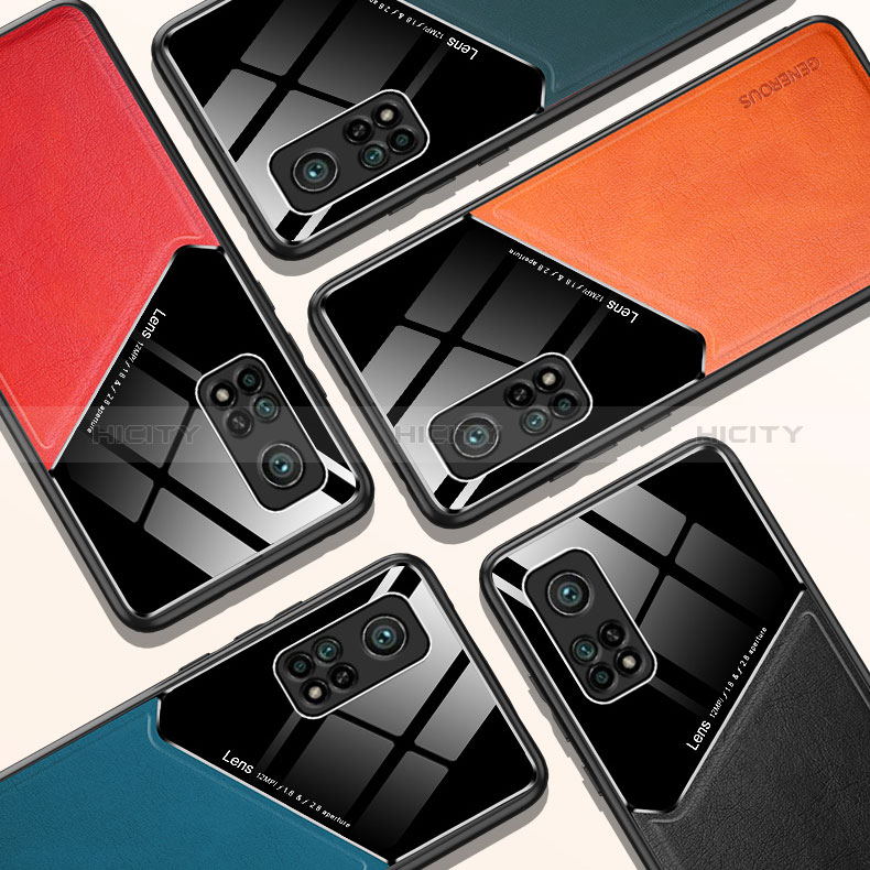 Funda Silicona Goma de Cuero Carcasa con Magnetico para Xiaomi Mi 10T 5G