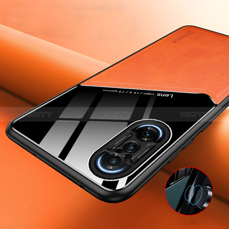 Funda Silicona Goma de Cuero Carcasa con Magnetico para Xiaomi Poco F3 GT 5G